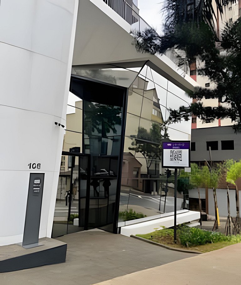 Studio novíssimo com coworking prox. Paulista