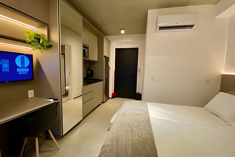 Studio incrível a 3 min da Paulista