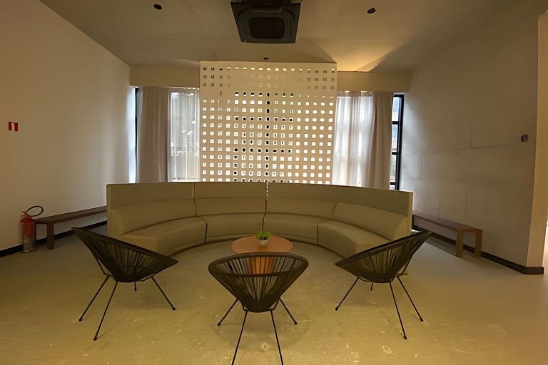 Studio novíssimo com coworking prox. Paulista