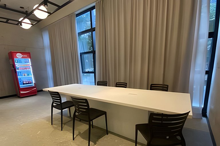 Studio novíssimo com coworking prox. Paulista