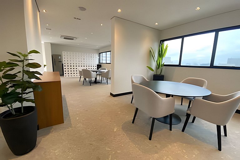 Studio novíssimo com coworking prox. Paulista