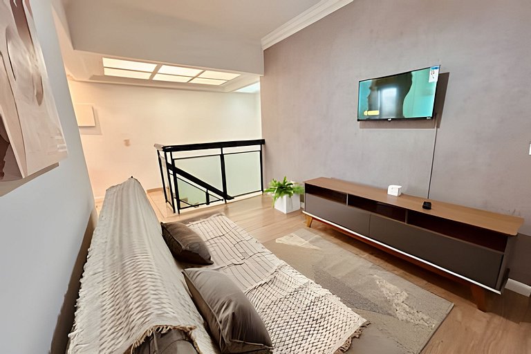 Luxuoso Duplex Familiar a Poucos Passos do Mar