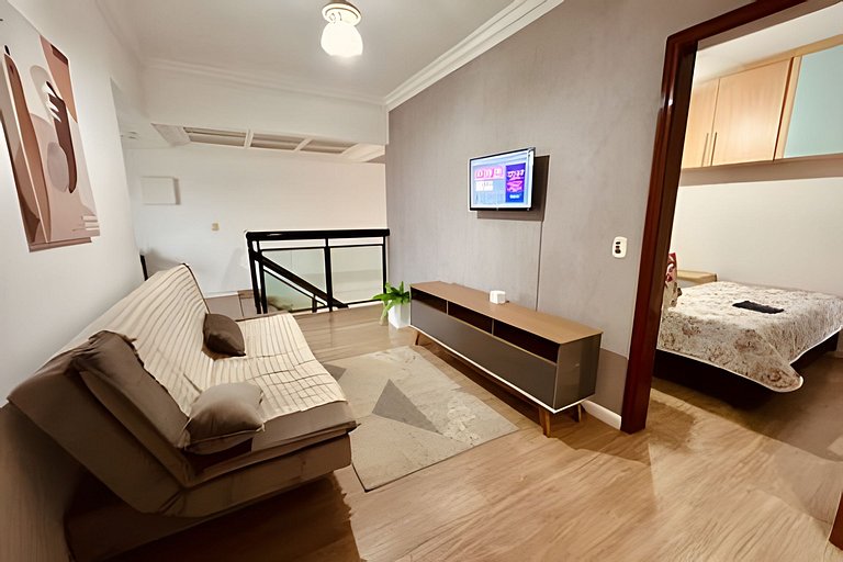 Luxuoso Duplex Familiar a Poucos Passos do Mar