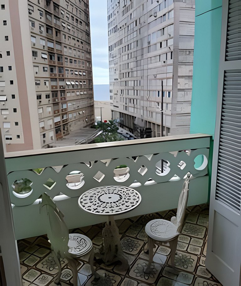Vista Mar: Pé na Areia em Santos