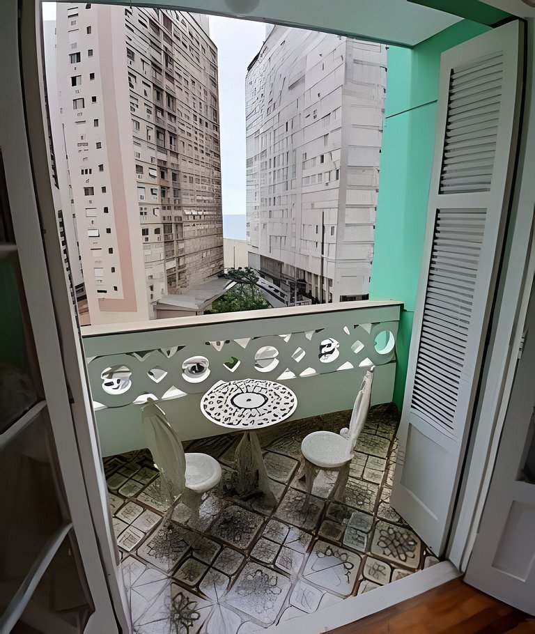Vista Mar: Pé na Areia em Santos
