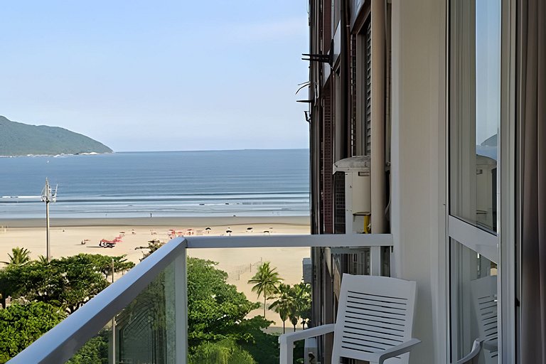 Gonzaga Beach Vibes: Pé na Areia com 2 quartos