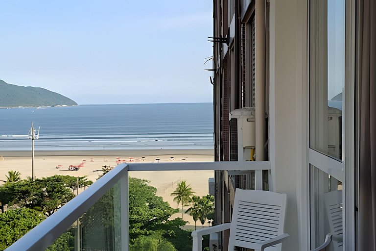 Gonzaga Beach Vibes: Pé na Areia com 2 quartos