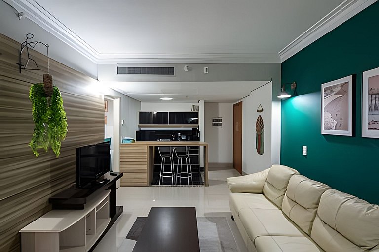 Beach Vibe - Estilo & Vista Mar com Sacada