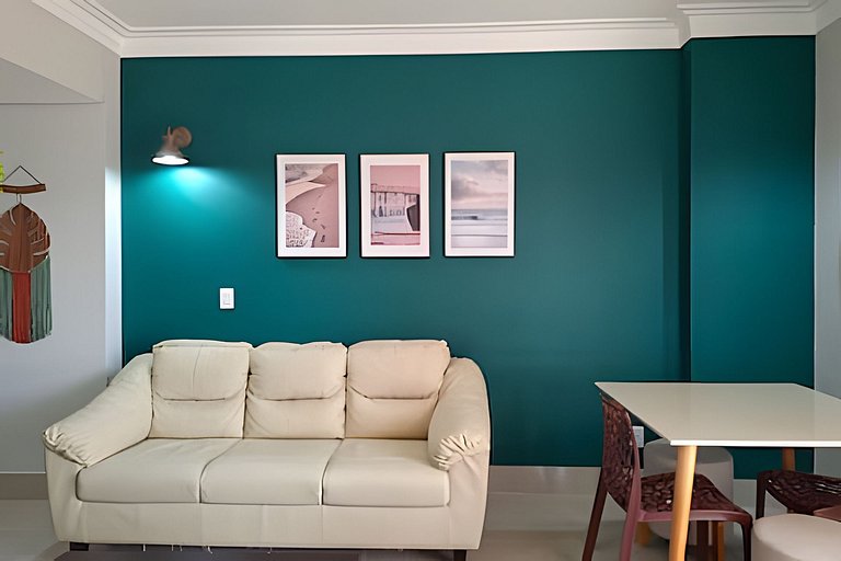 Beach Vibe - Estilo & Vista Mar com Sacada
