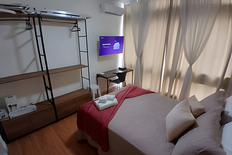 Aconchego Marítimo: Studio com Vista Mar