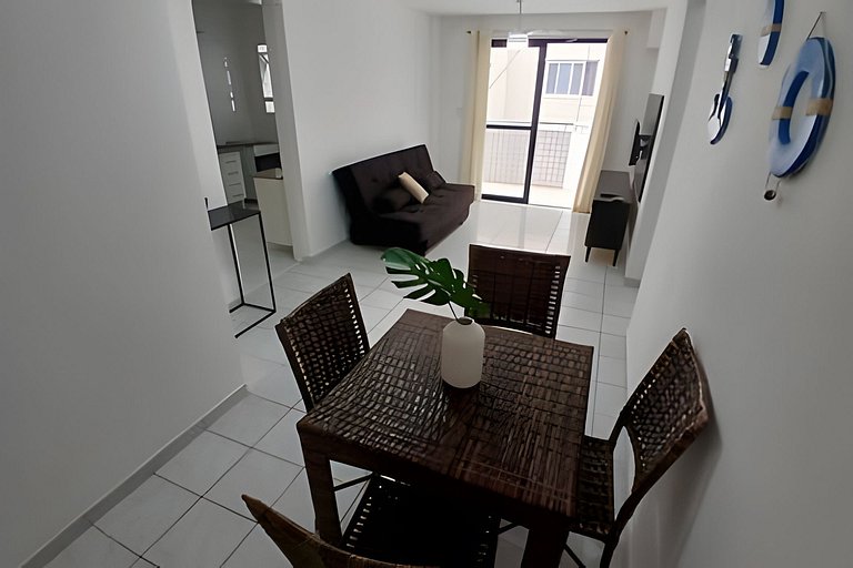 SHB • 2 min praia | Canto do Forte | Restaurantes