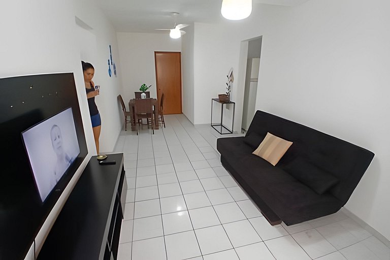 SHB • 2 min praia | Canto do Forte | Restaurantes