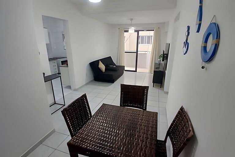 SHB • 2 min praia | Canto do Forte | Restaurantes