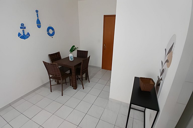 SHB • 2 min praia | Canto do Forte | Restaurantes