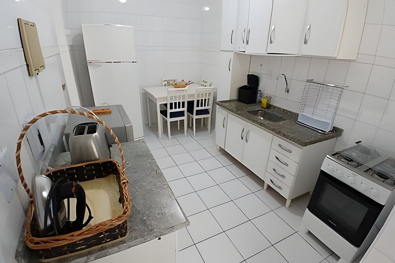 SHB • 2 min praia | Canto do Forte | Restaurantes