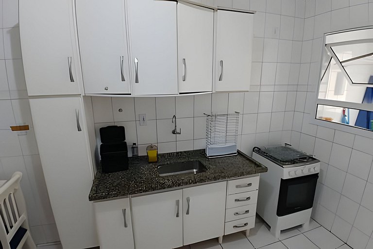 SHB • 2 min praia | Canto do Forte | Restaurantes