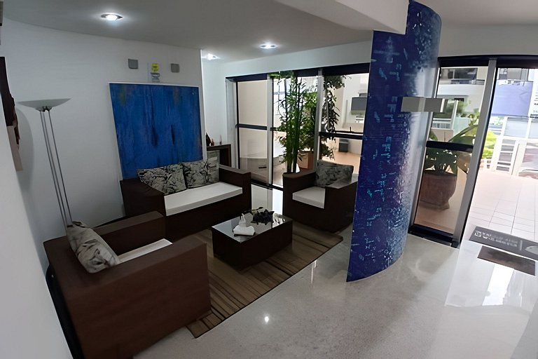 SHB • 2 min praia | Canto do Forte | Restaurantes