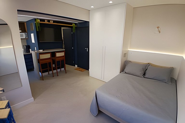 Loft Pé na Areia • Design & Localização Premium