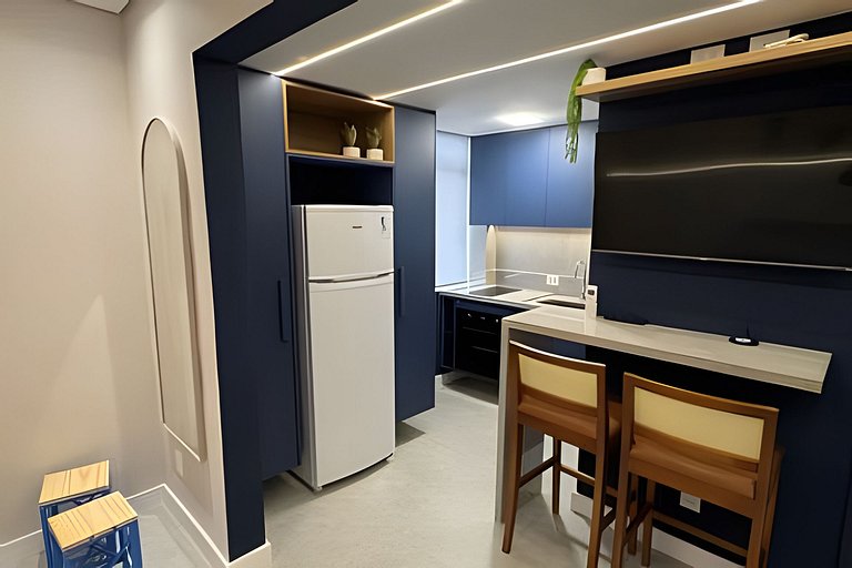 Loft Pé na Areia • Design & Localização Premium