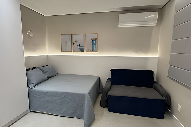 Loft Pé na Areia • Design & Localização Premium