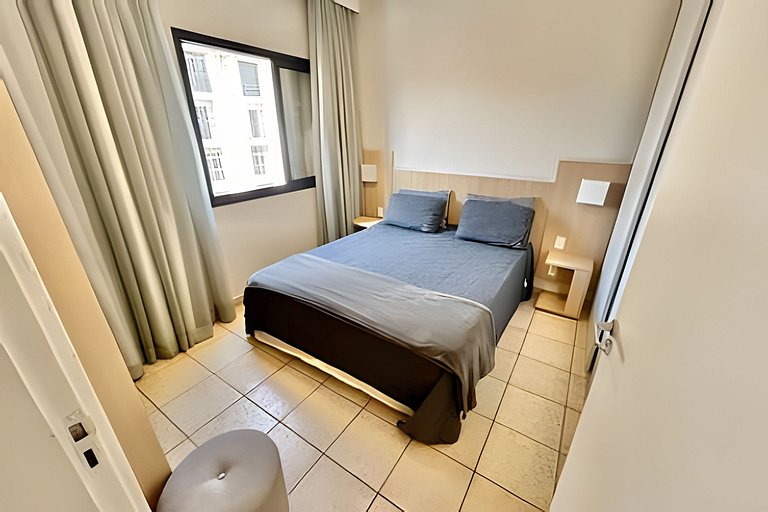 Pé na Areia: Flat à Beira-Mar para a Família