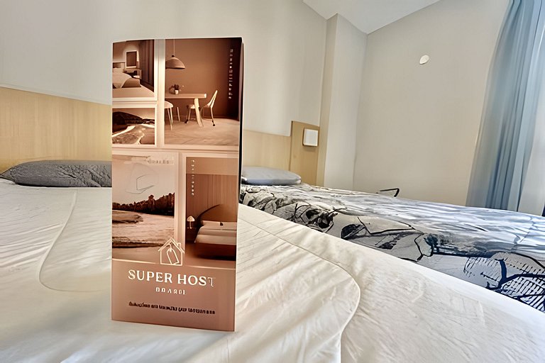 Pé na Areia: Flat à Beira-Mar para a Família