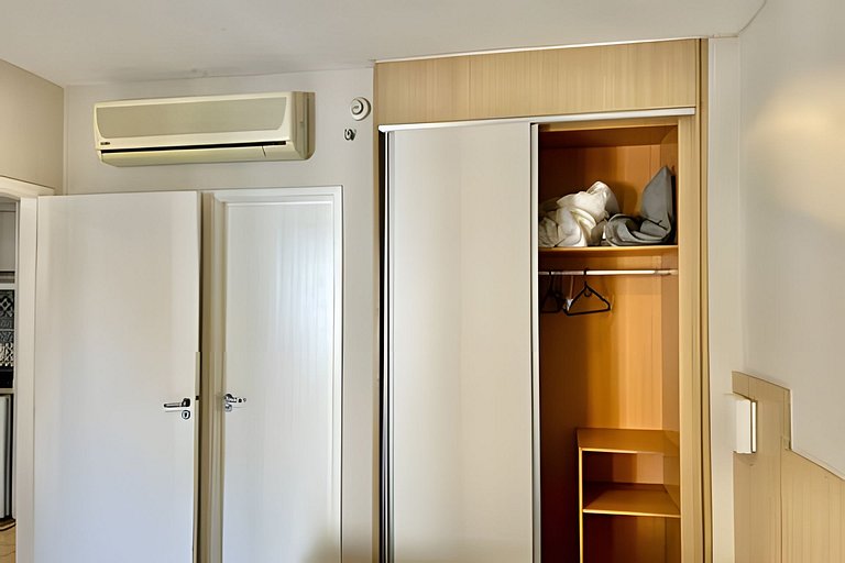 Pé na Areia: Flat à Beira-Mar para a Família