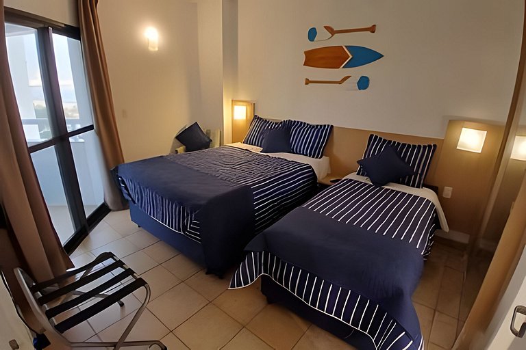 SHB - Pé na Areia, Piscina, Vista Incrível