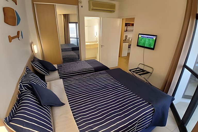 SHB - Pé na Areia, Piscina, Vista Incrível