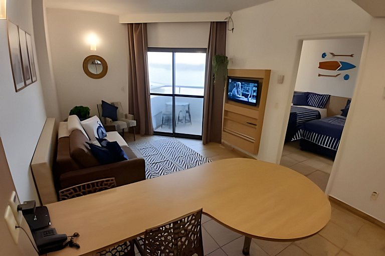 SHB - Pé na Areia, Piscina, Vista Incrível