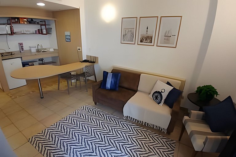 SHB - Pé na Areia, Piscina, Vista Incrível