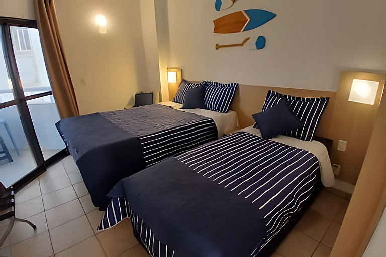 SHB - Pé na Areia, Piscina, Vista Incrível