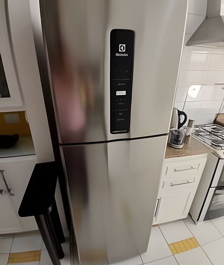 Casa quadra da praia com ar-condicionado e 2 vagas