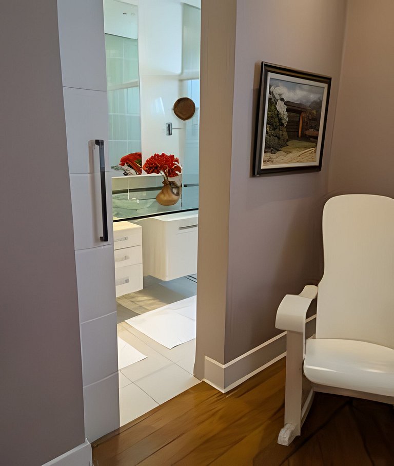 SHB - Casa na Praia Com Ar-Condicionado e 2 Vagas