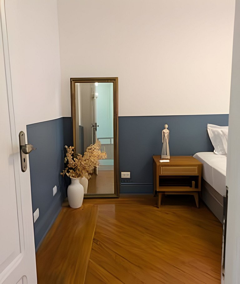 Casa quadra da praia com ar-condicionado e 2 vagas
