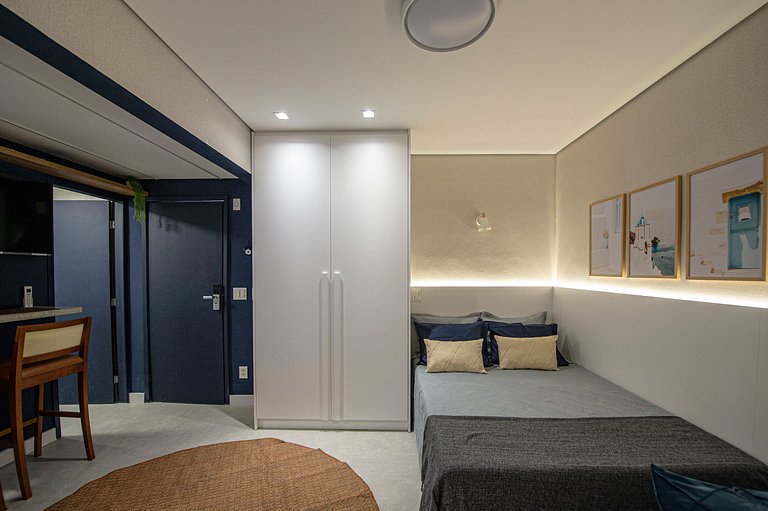 Loft Pé na Areia • Design & Localização Premium