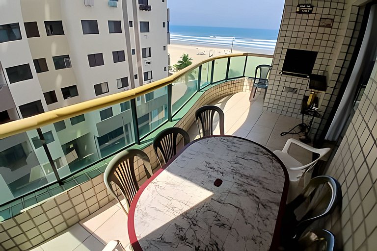 Pé na Areia, Churrasco e Vista mar para a Família