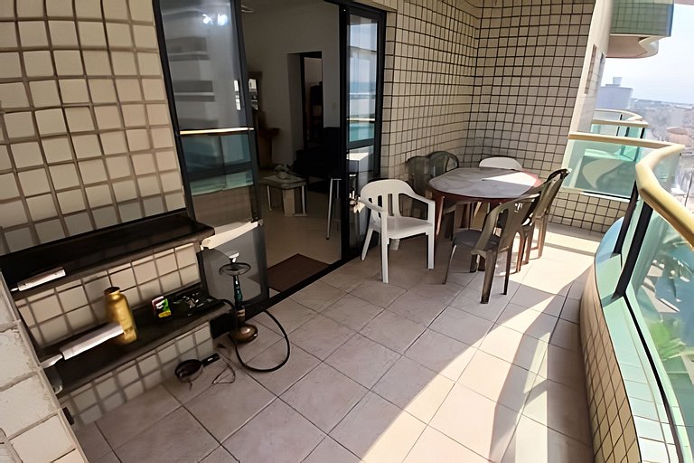 Pé na Areia, Churrasco e Vista mar para a Família