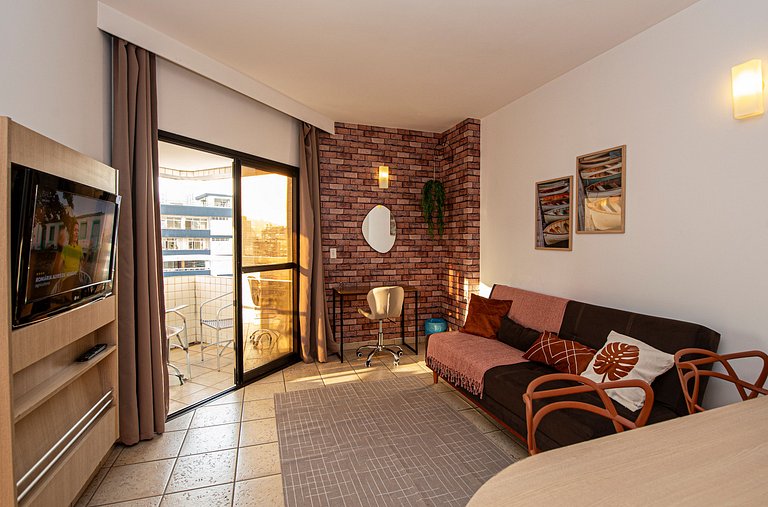 SHB -Santos Living • Piscina, Academia e Vista Mar