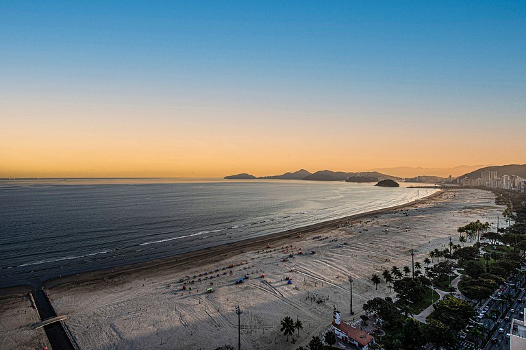 SHB -Santos Living • Piscina, Academia e Vista Mar