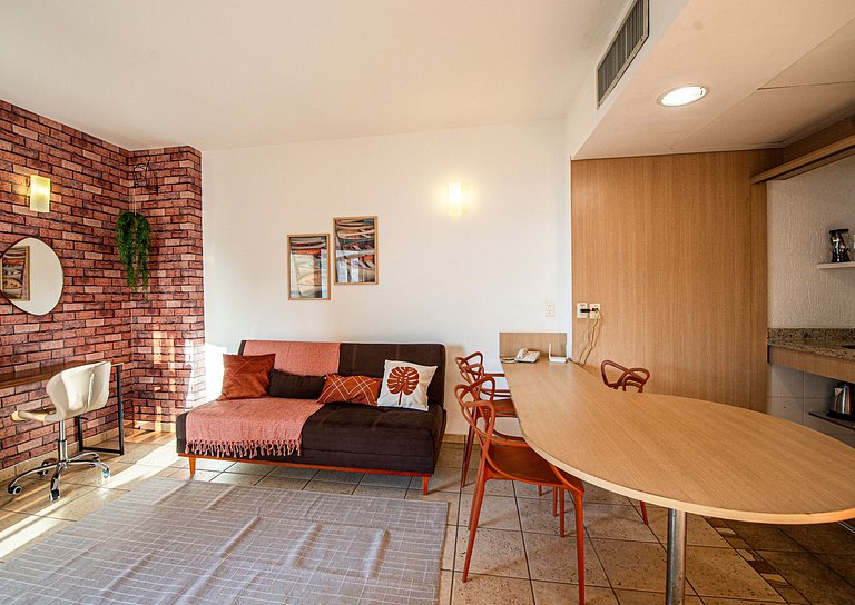 SHB -Santos Living • Piscina, Academia e Vista Mar