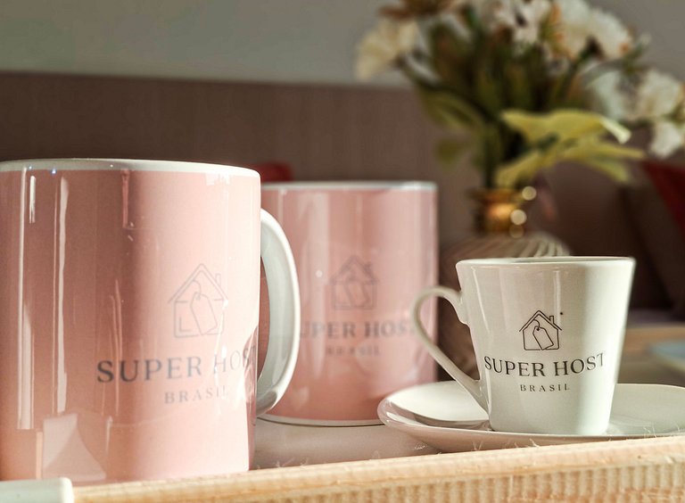 SHB -Santos Living • Piscina, Academia e Vista Mar