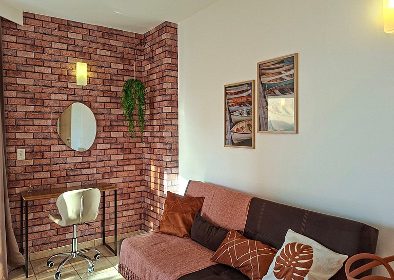 SHB -Santos Living • Piscina, Academia e Vista Mar