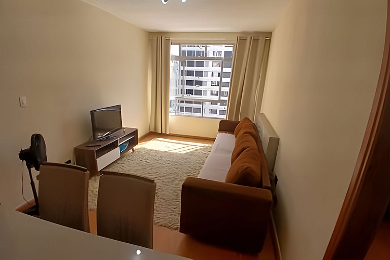 Conforto familiar – Wi-Fi veloz e 1 min da praia