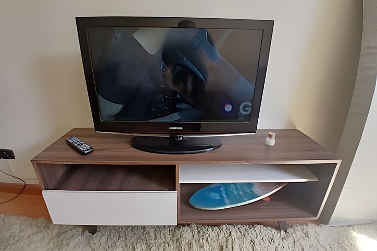 Conforto familiar – Wi-Fi veloz e 1 min da praia
