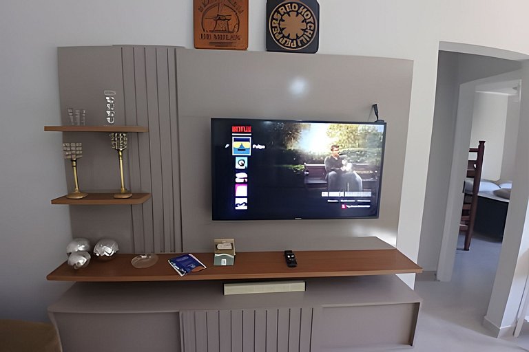 SHB - Família feliz: Wi-Fi rápido a 1 min da praia