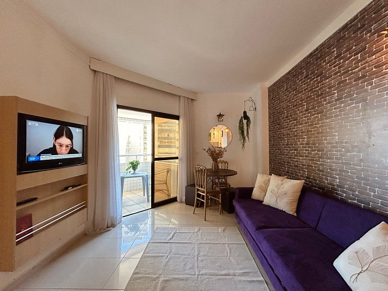 SHB - Apê Retrô | Aconchegante | Beira-Mar