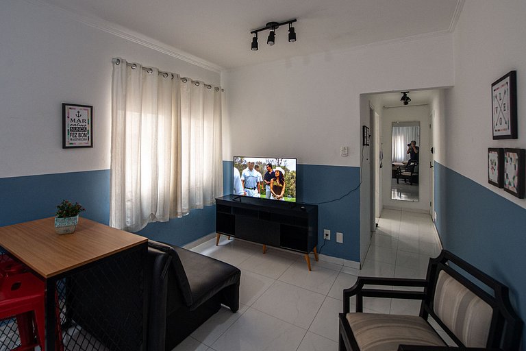 SHB - Aconchego em Santos a Passos do Mar