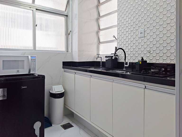 SHB - Aconchego em Santos a Passos do Mar