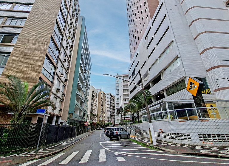 SHB - Piscina, vista mar e “pé na areia” em Santos